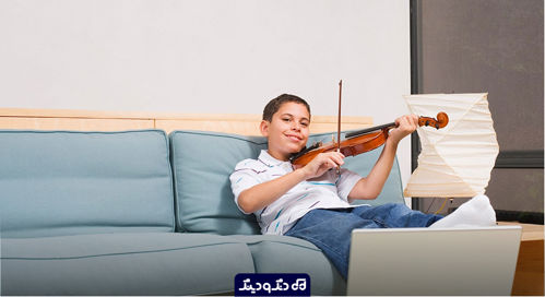 یادگیری آنلاین ویولن در دنگ و دینگ