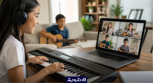 آموزش آنلاین موسیقی در نوای شهر آشوب